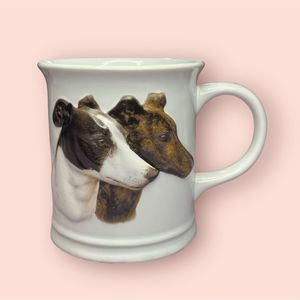 GreyHound Coffee Mug With 2D Dogs